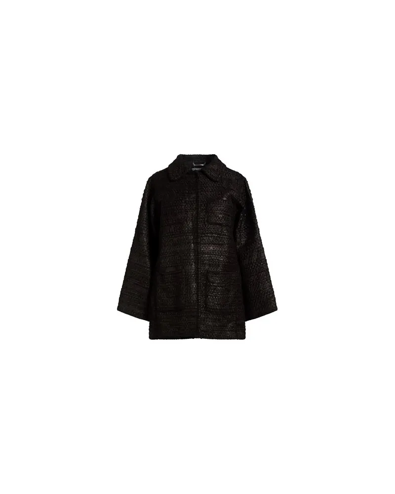 Alberta Ferretti JACKEN & MÄNTEL - Mäntelauf YOOX.COM Schwarz