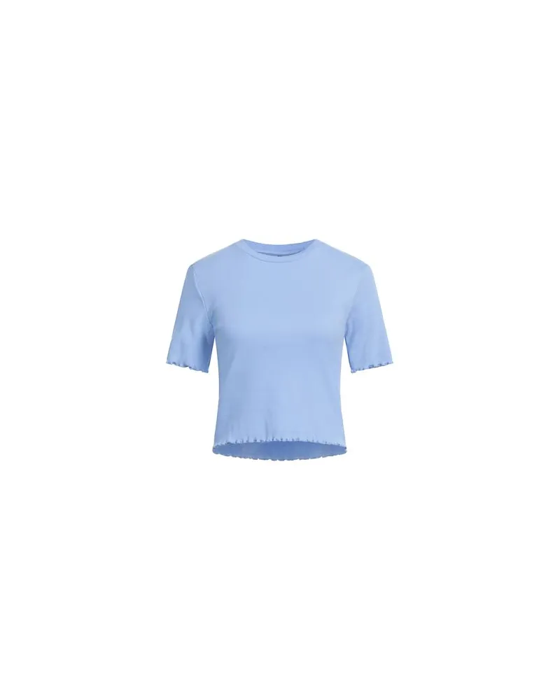 Pieces TOPS - T-shirtsauf YOOX.COM Hellblau