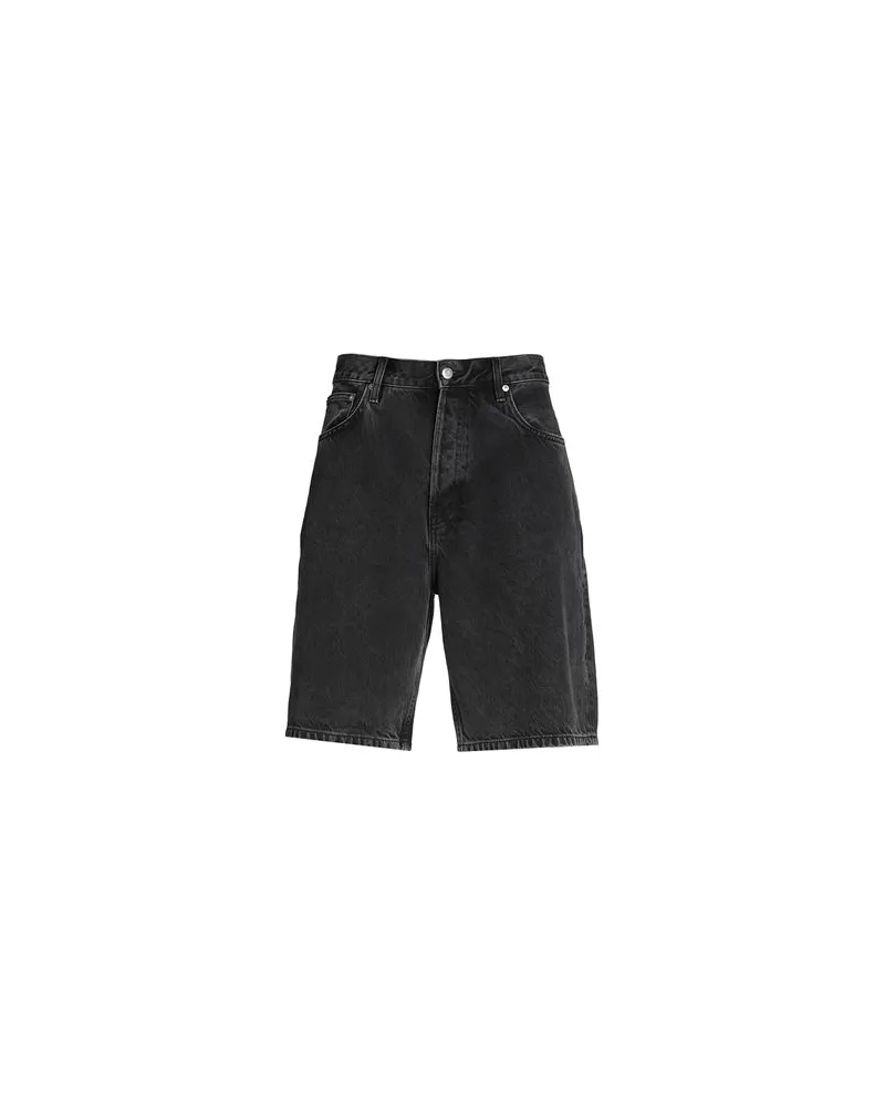 Arket HOSEN & RÖCKE - Jeansshortsauf YOOX.COM Braungrau