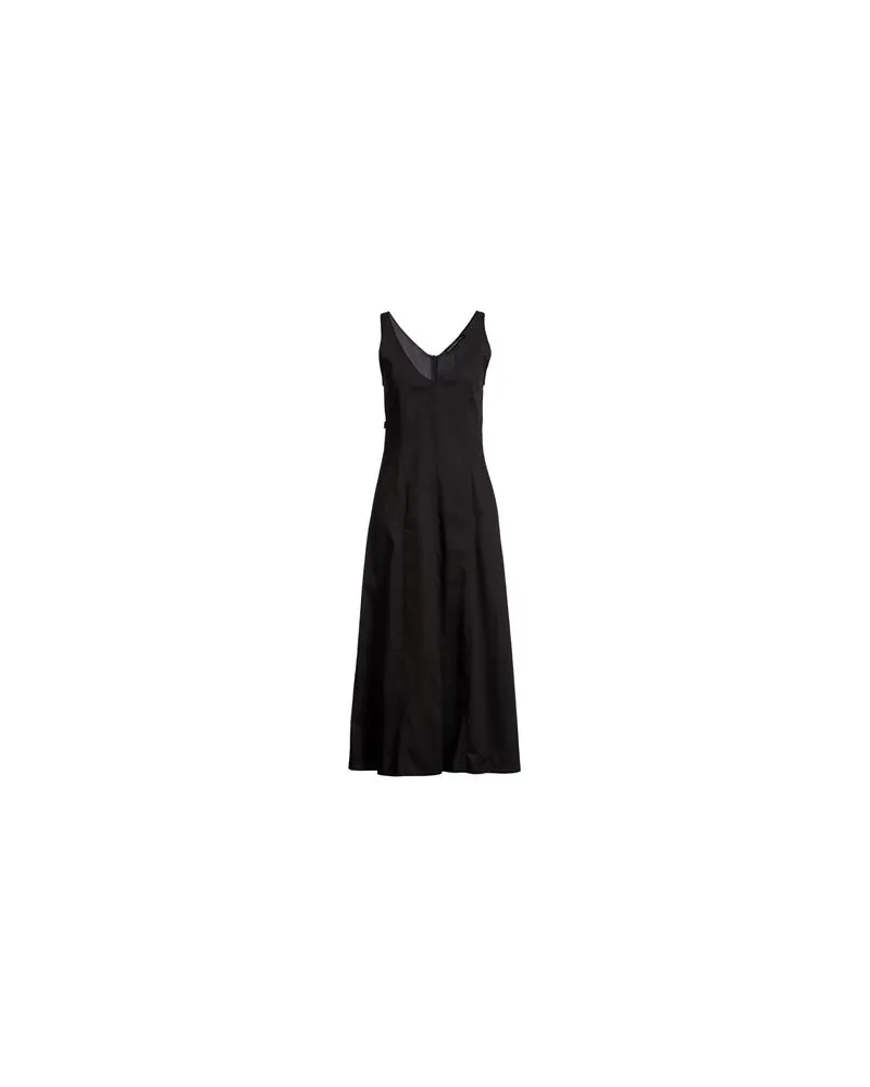 Department 5 KLEIDER - Midi-Kleiderauf YOOX.COM Schwarz