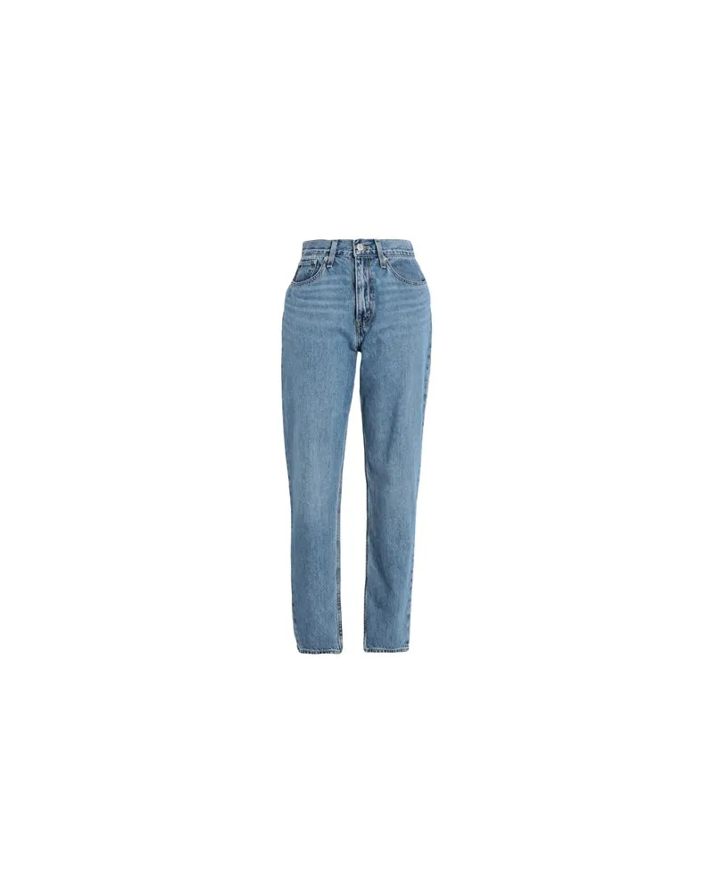 Levi's 80S MOM JEAN  - HOSEN & RÖCKE - Jeanshosenauf YOOX.COM Blau
