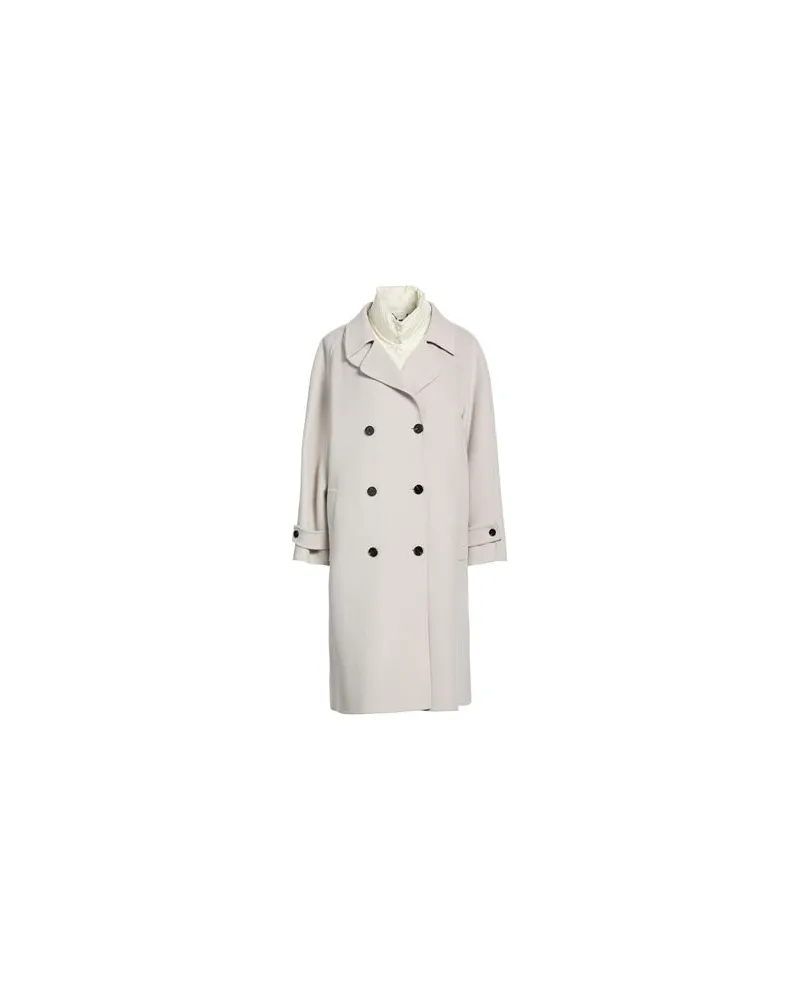 Paltò FABBRICA - JACKEN & MÄNTEL - Mäntelauf YOOX.COM Hellgrau