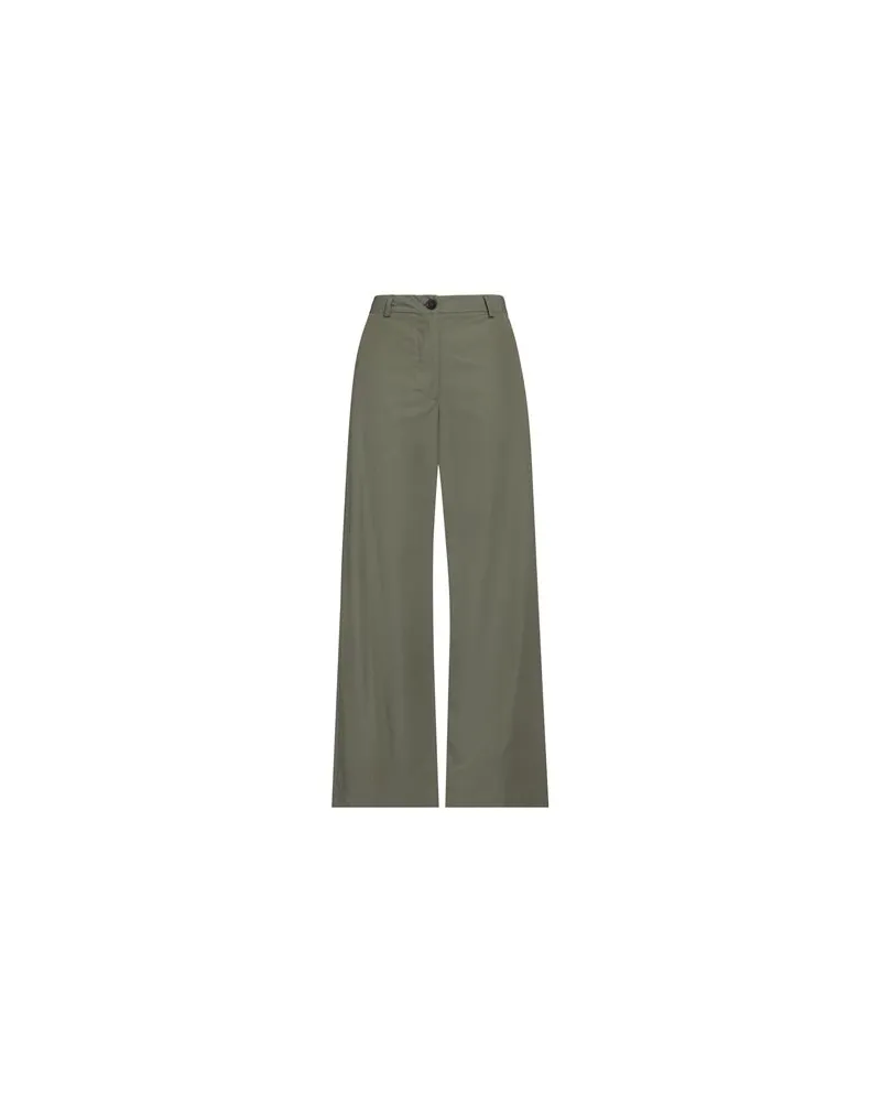 SOLOTRE HOSEN & RÖCKE - Hosenauf YOOX.COM Militärgrün