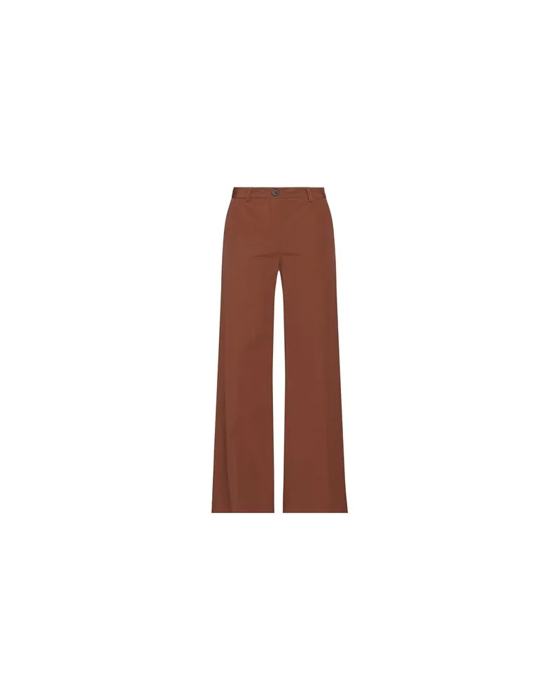SOLOTRE HOSEN & RÖCKE - Hosenauf YOOX.COM Braun