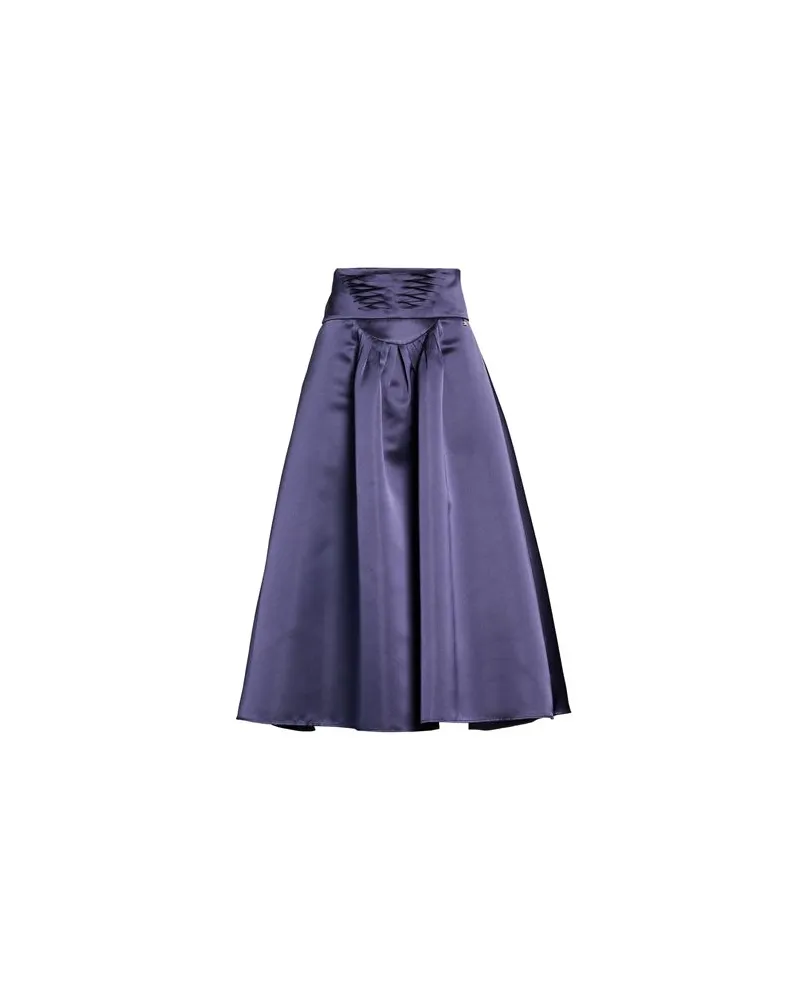 Elisabetta Franchi HOSEN & RÖCKE - Midi-Röckeauf YOOX.COM Marineblau