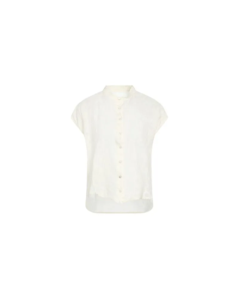 120% Lino TOPS - Hemdenauf YOOX.COM Cremeweiß