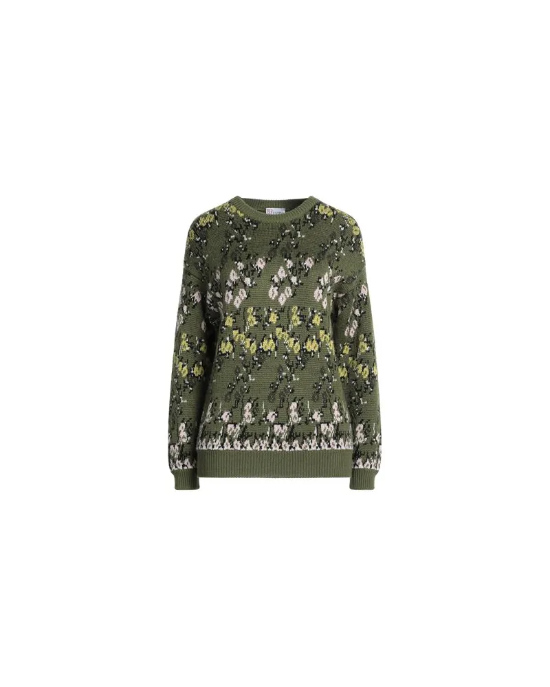 RED Valentino STRICKWAREN - Pulloverauf YOOX.COM Militärgrün