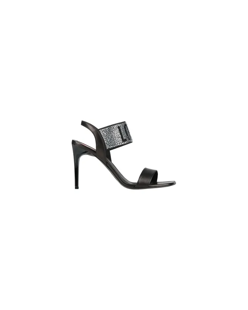 Moschino SCHUHE - Sandalenauf YOOX.COM Schwarz