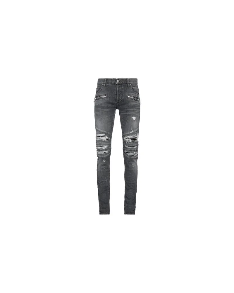 Balmain HOSEN & RÖCKE - Jeanshosenauf YOOX.COM Schwarz