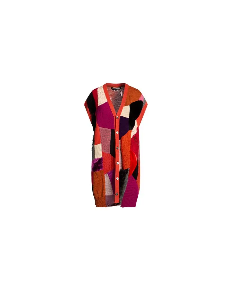 Junya Watanabe STRICKWAREN - Strickjackenauf YOOX.COM Rostrot