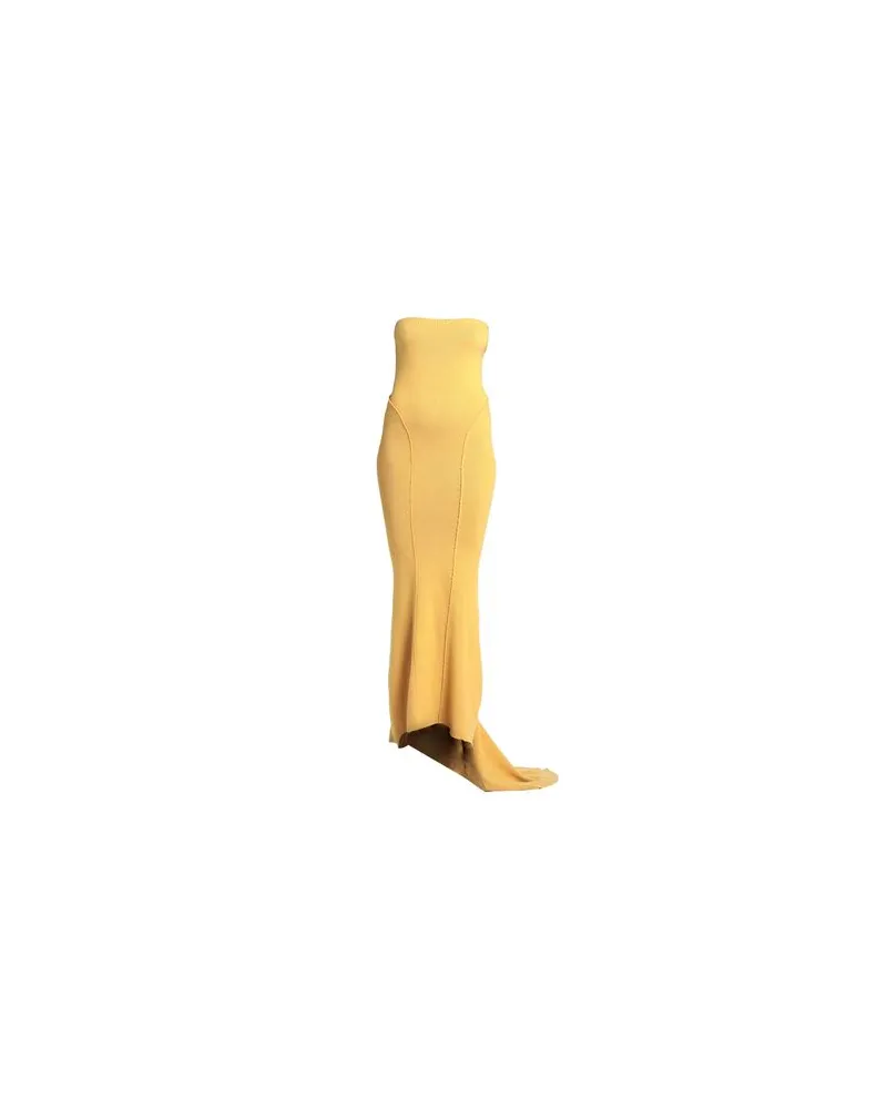 Rick Owens KLEIDER - Maxi-Kleiderauf YOOX.COM Gelb