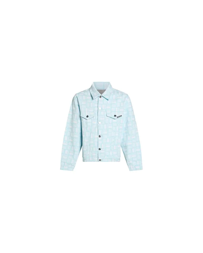 VTMNTS JACKEN & MÄNTEL - Jeansjacken/Mäntelauf YOOX.COM Himmelblau