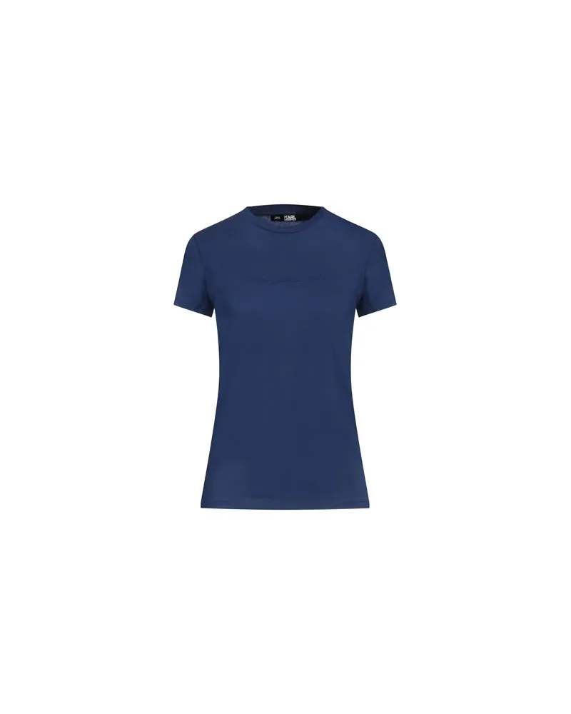Karl Lagerfeld TOPS - T-shirtsauf YOOX.COM Blau