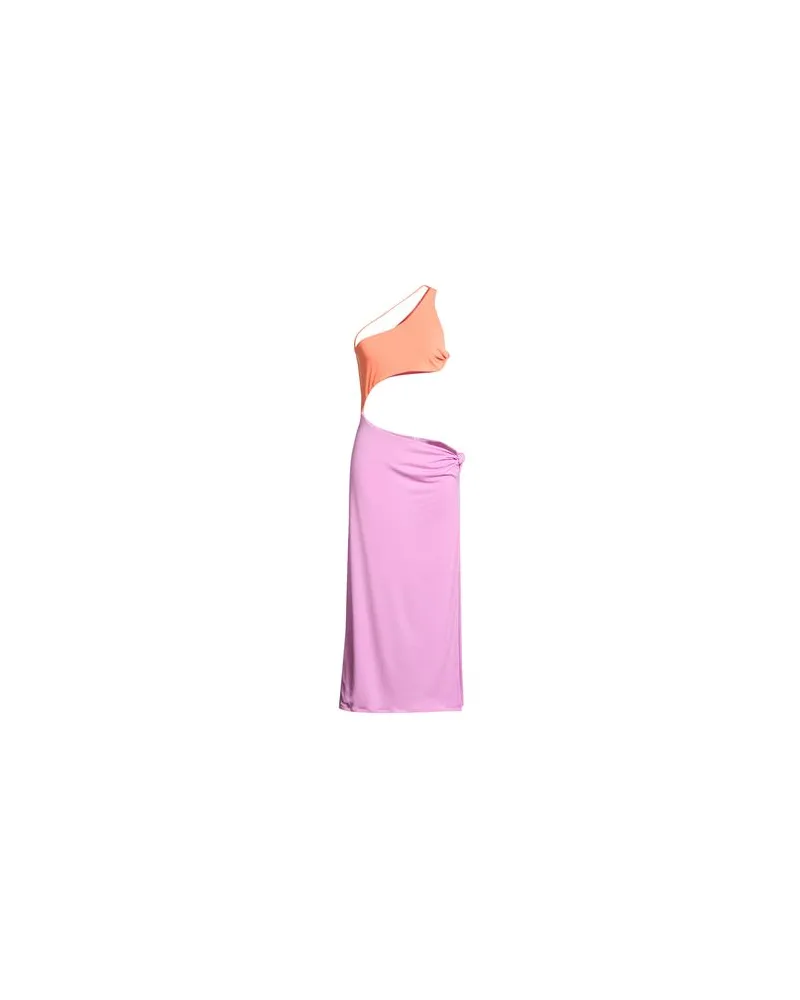 BANANHOT KLEIDER - Midi-Kleiderauf YOOX.COM Orange