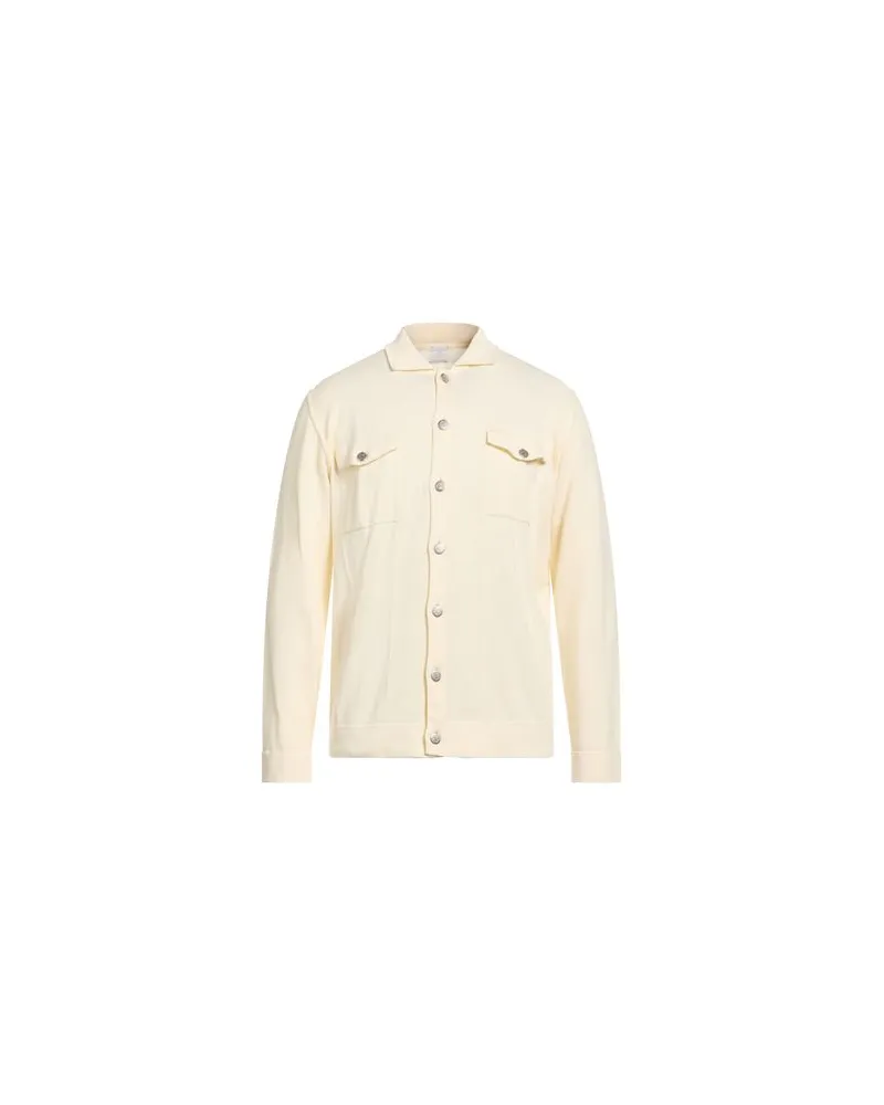 Eleventy STRICKWAREN - Strickjackenauf YOOX.COM Cremeweiß