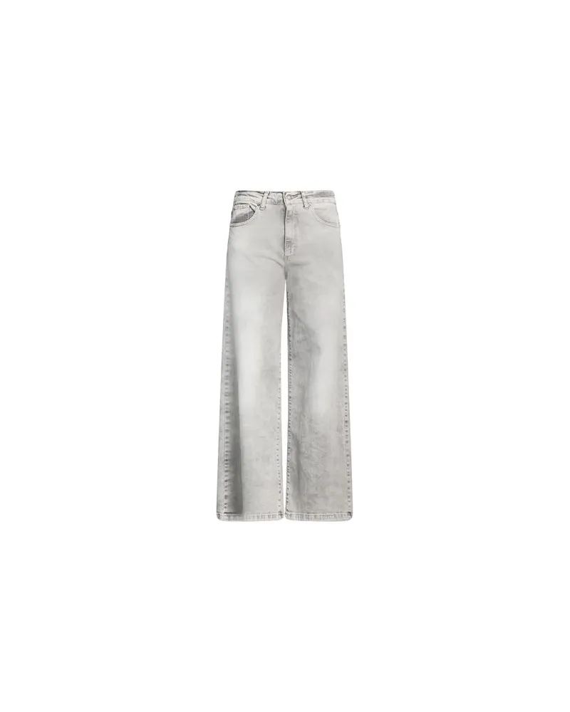 Motel HOSEN & RÖCKE - Jeanshosenauf YOOX.COM Hellgrau