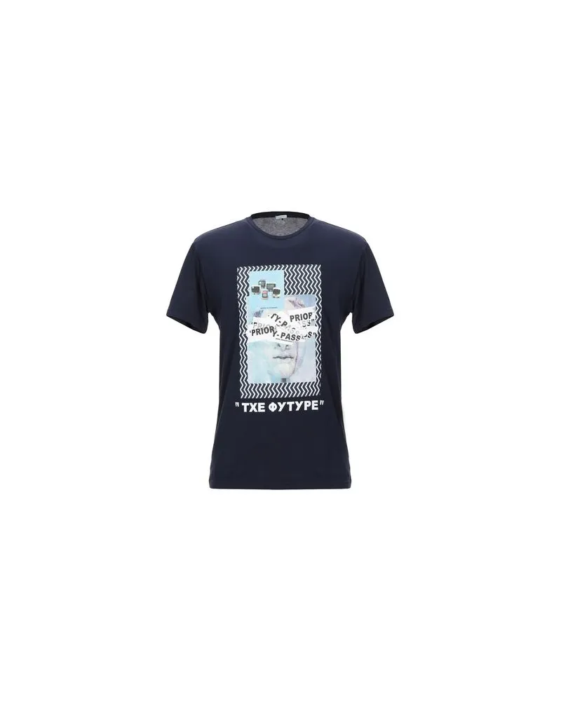 Daniele Alessandrini TOPS - T-shirtsauf YOOX.COM Blau