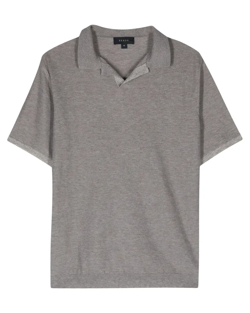 SEASE Poloshirt Grau