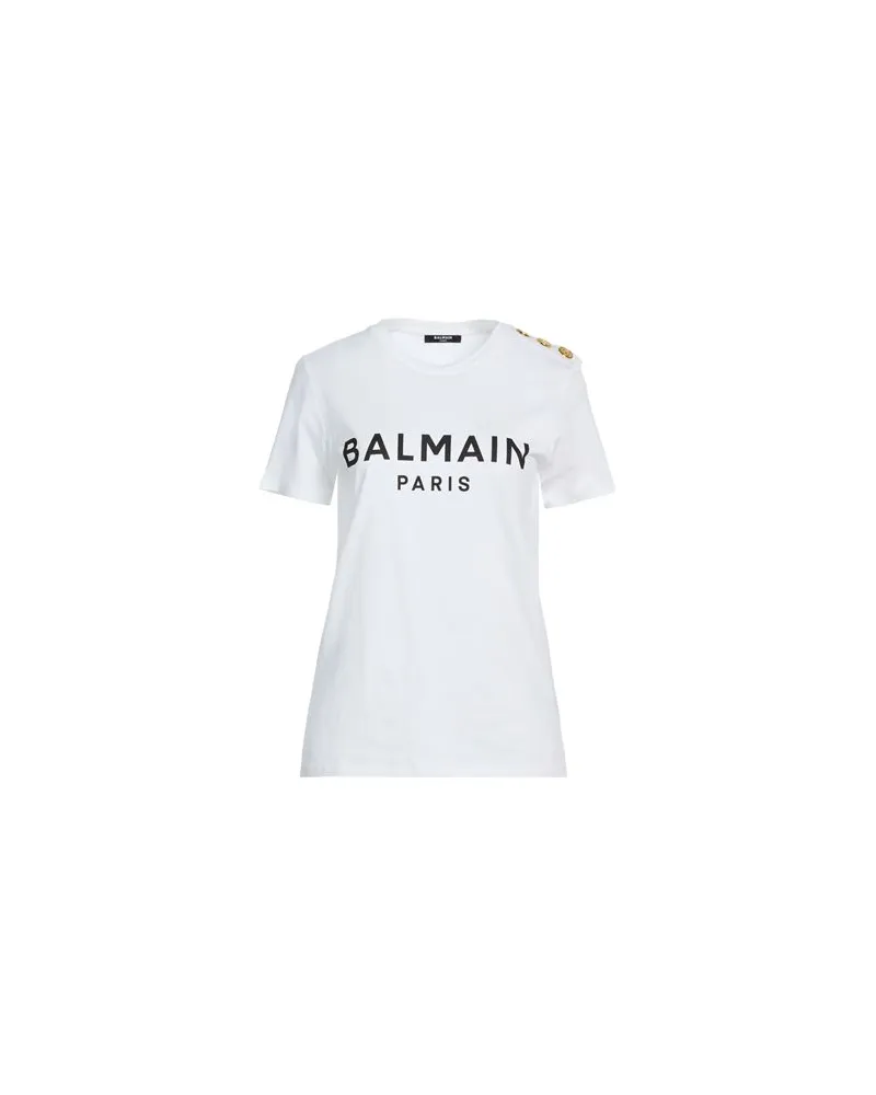 Balmain TOPS - T-shirtsauf YOOX.COM Weiß