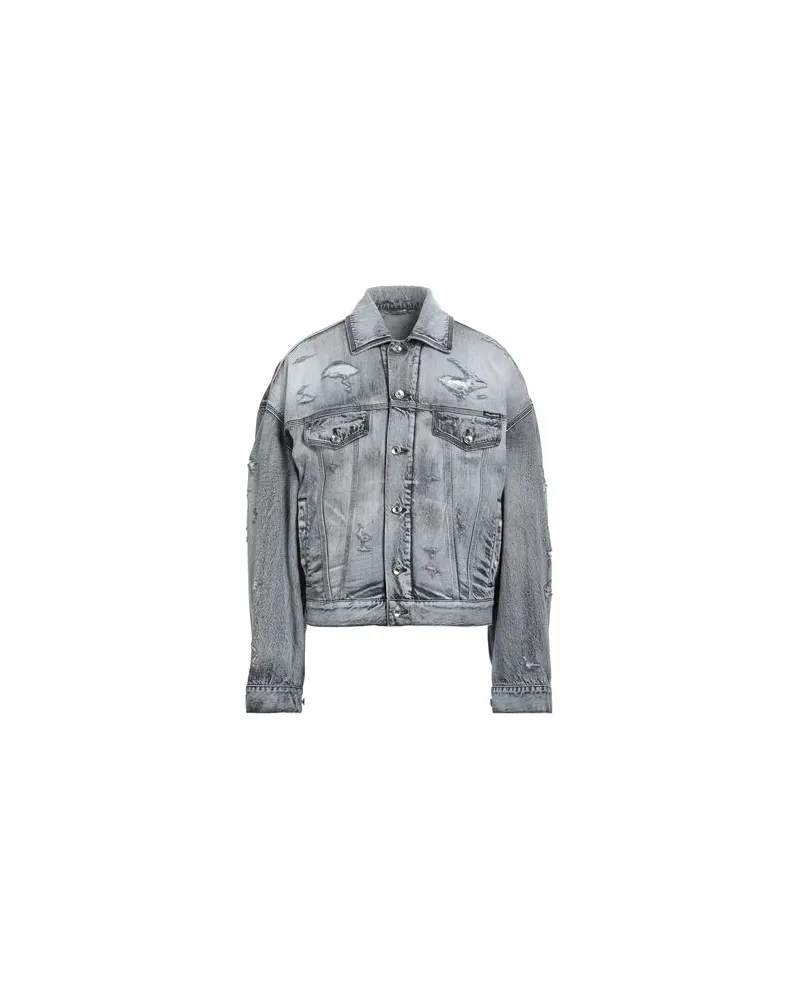Dolce & Gabbana JACKEN & MÄNTEL - Jeansjacken/Mäntelauf YOOX.COM Grau