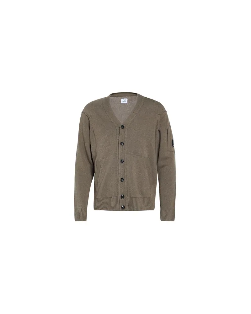 C.P. Company STRICKWAREN - Strickjackenauf YOOX.COM Khaki