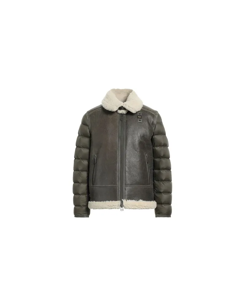 Blauer JACKEN & MÄNTEL - Pufferjacken & Daunenjackenauf YOOX.COM Militärgrün