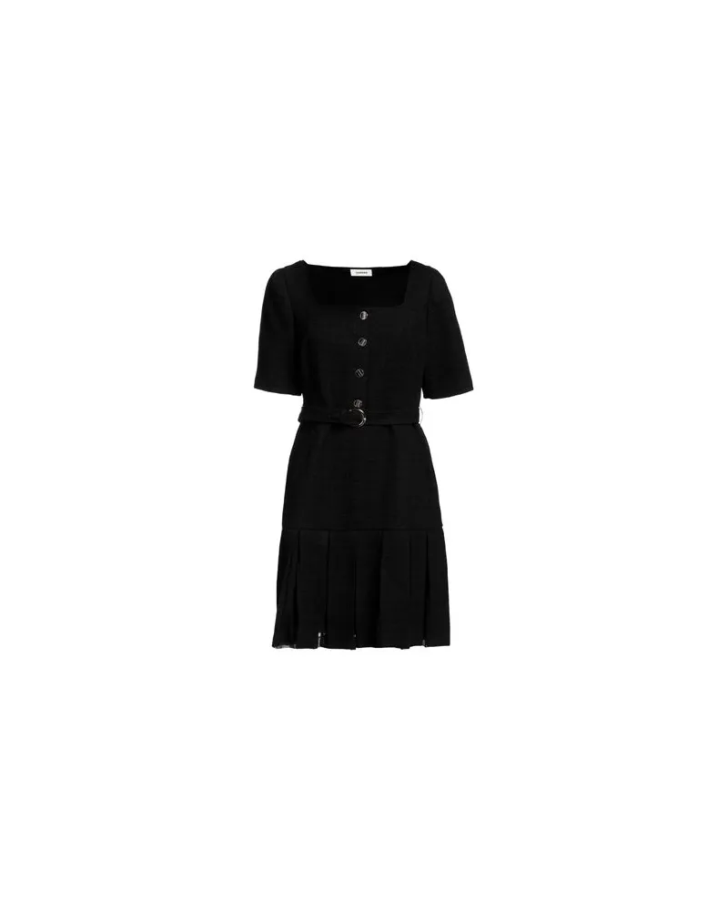 Sandro KLEIDER - Mini-Kleiderauf YOOX.COM Schwarz