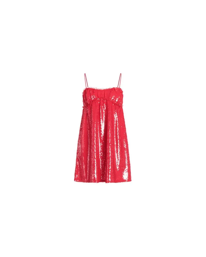 Ganni KLEIDER - Mini-Kleiderauf YOOX.COM Rot