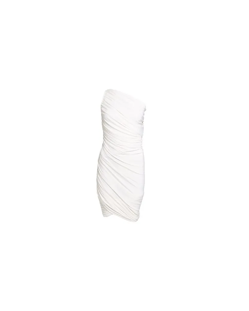 Norma Kamali KLEIDER - Midi-Kleiderauf YOOX.COM Cremeweiß