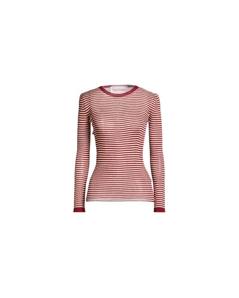 Valentino Garavani STRICKWAREN - Pulloverauf YOOX.COM Bordeaux