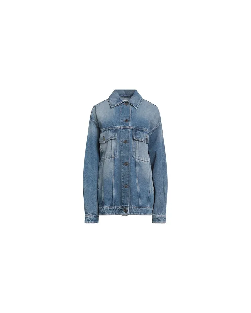 Max Mara JACKEN & MÄNTEL - Jeansjacken/Mäntelauf YOOX.COM Blau