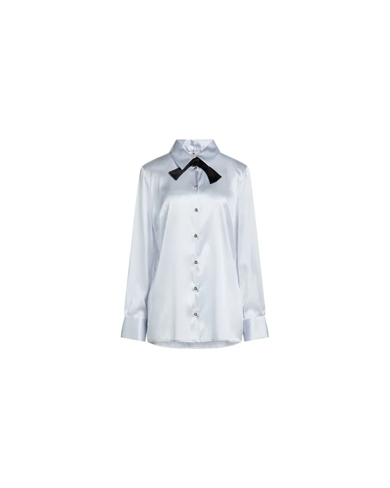 Elisabetta Franchi TOPS - Hemdenauf YOOX.COM Himmelblau