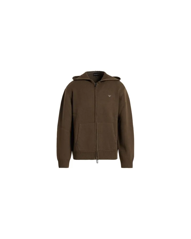 Emporio Armani STRICKWAREN - Strickjackenauf YOOX.COM Khaki