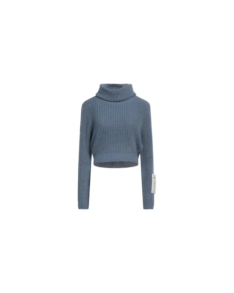 HINNOMINATE STRICKWAREN - Rollkragenpulloverauf YOOX.COM Blaugrau