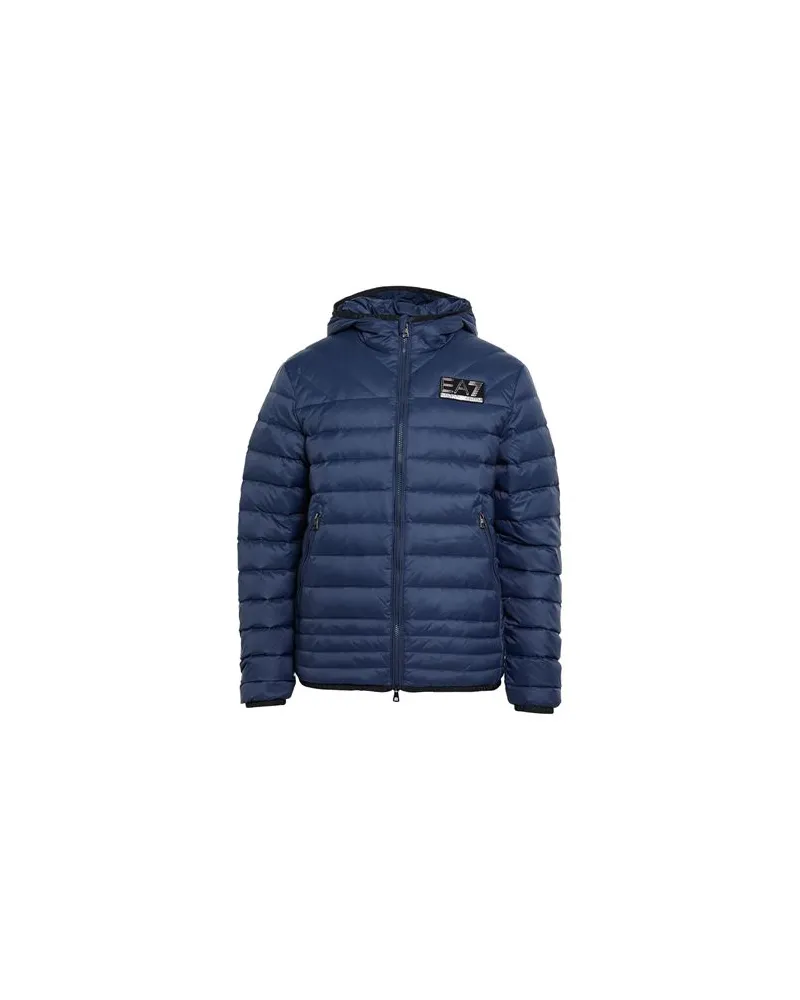 EA7 JACKEN & MÄNTEL - Pufferjacken & Daunenjackenauf YOOX.COM Blau