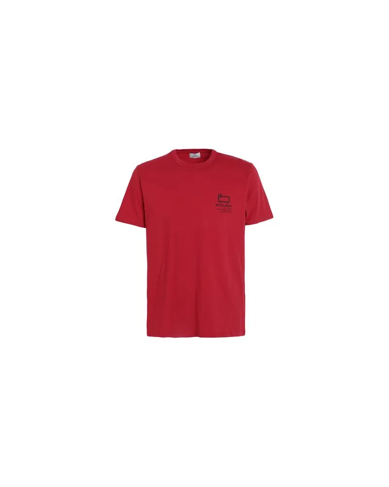 Woolrich PHOTOGRAPHIC TEE   - TOPS - T-shirtsauf YOOX.COM Rot