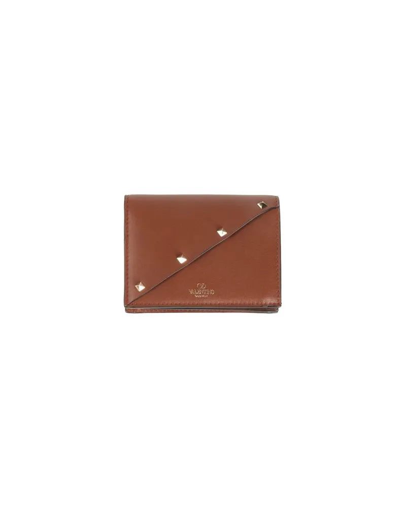 Valentino Garavani Kleinlederwaren - Brieftaschenauf YOOX.COM Braun