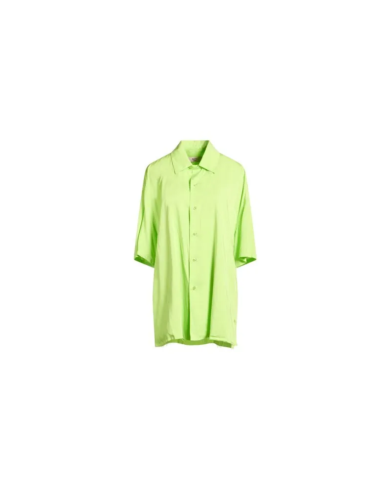 Martine Rose TOPS - Hemdenauf YOOX.COM Limettengrün