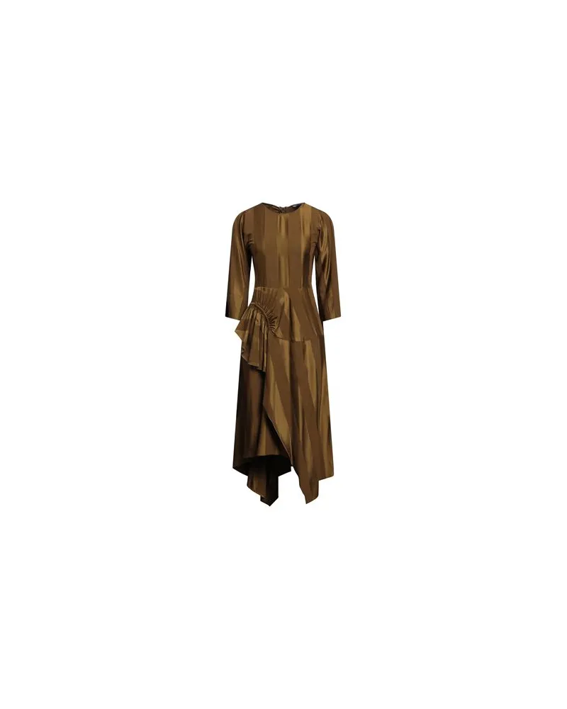 HIGH USE - KLEIDER - Midi-Kleiderauf YOOX.COM Khaki