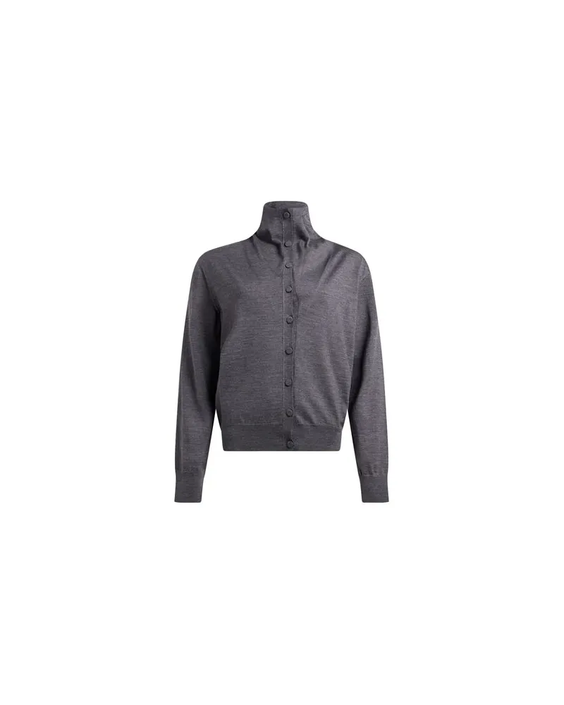 Jil Sander STRICKWAREN - Strickjackenauf YOOX.COM Braungrau