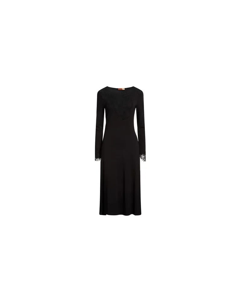 Ermanno Scervino KLEIDER - Midi-Kleiderauf YOOX.COM Schwarz