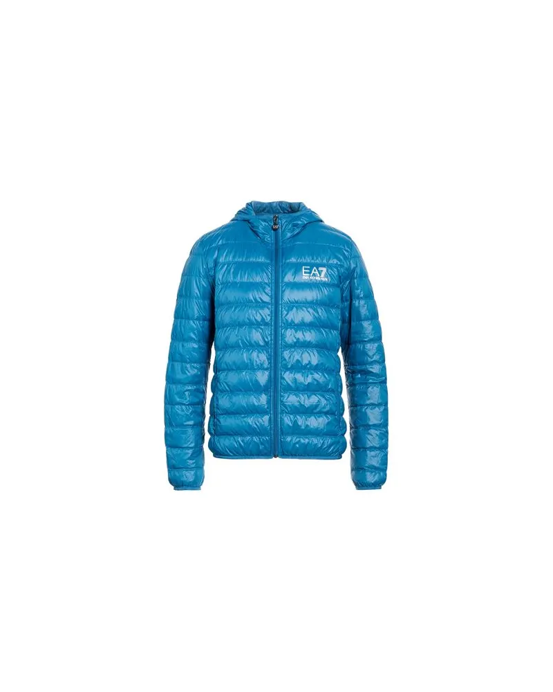 EA7 JACKEN & MÄNTEL - Pufferjacken & Daunenjackenauf YOOX.COM Taubenblau