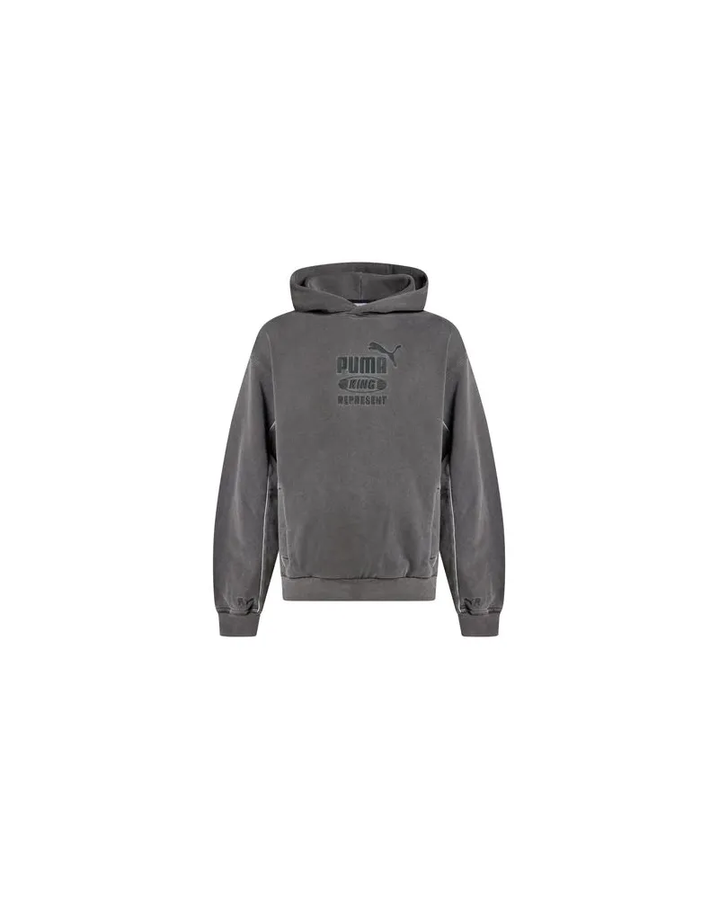 Puma X REPRESENT GRAPHIC HOODIE - TOPS - Sweatshirtsauf YOOX.COM Grau