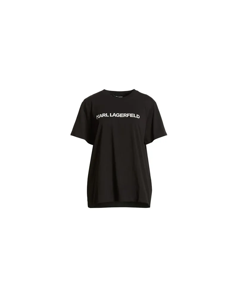 Karl Lagerfeld TOPS - T-shirtsauf YOOX.COM Schwarz