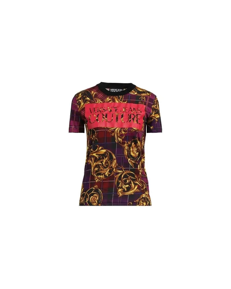 Versace Jeans TOPS - T-shirtsauf YOOX.COM Dunkelviolett