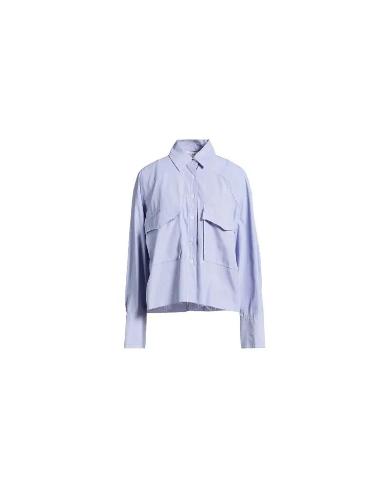 Weili Zheng TOPS - Hemdenauf YOOX.COM Hellblau