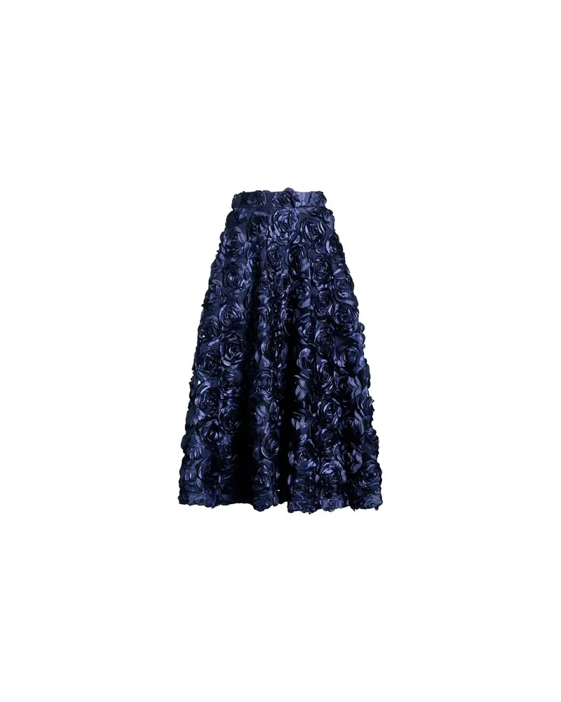 ROTATE Birger Christensen HOSEN & RÖCKE - Maxi-Röckeauf YOOX.COM Marineblau