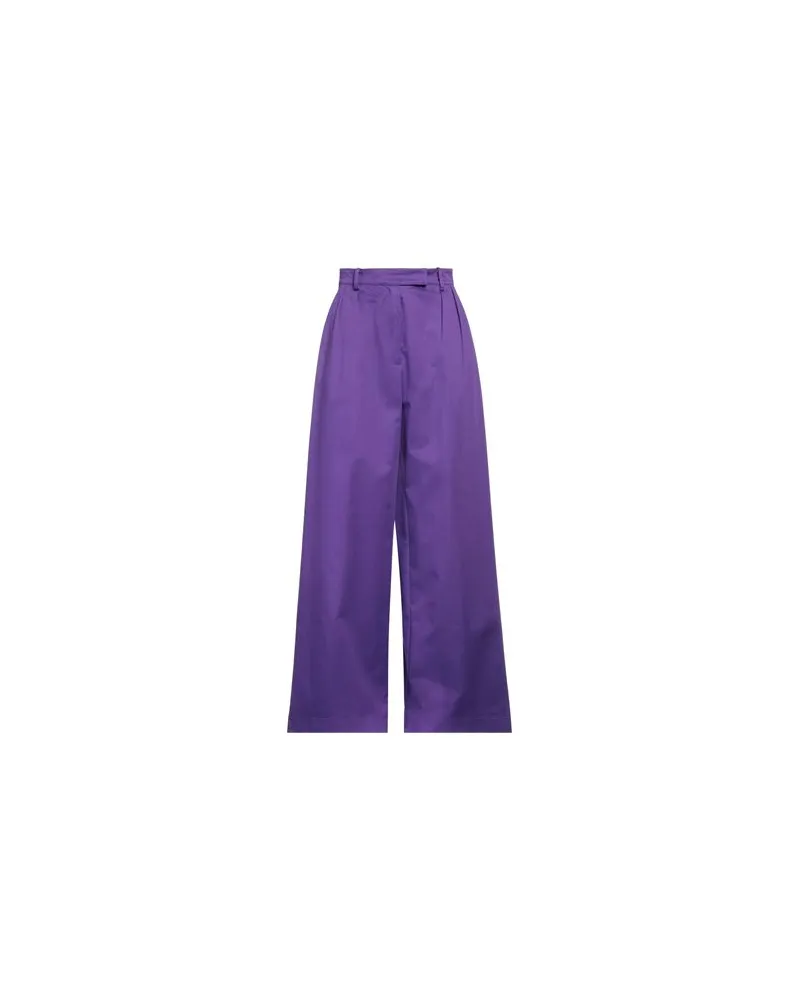 Patrizia Pepe HOSEN & RÖCKE - Hosenauf YOOX.COM Violett