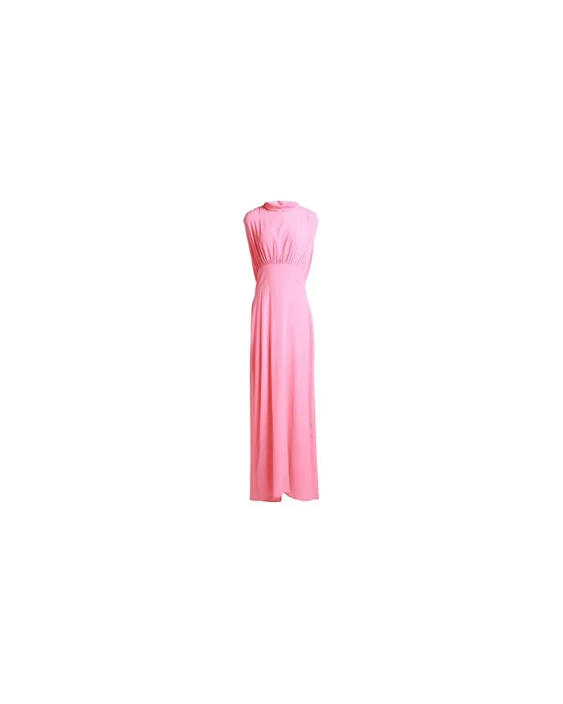 Semicouture KLEIDER - Maxi-Kleiderauf YOOX.COM Koralle