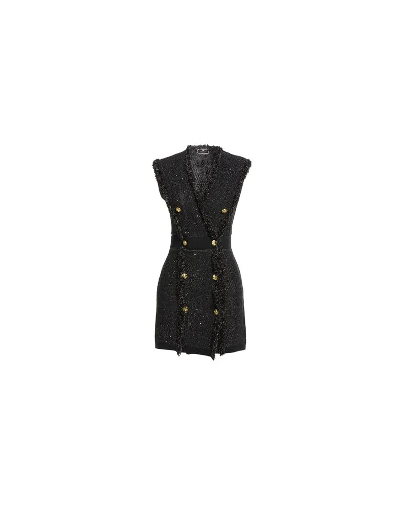 Elisabetta Franchi KLEIDER - Mini-Kleiderauf YOOX.COM Schwarz